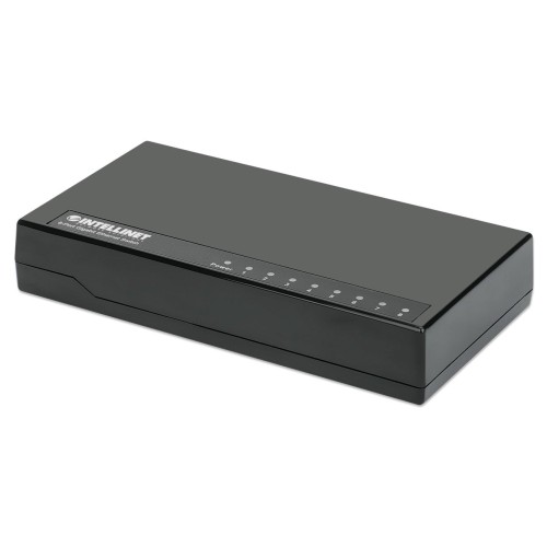 Intellinet desktop 8-port gigabit ethernet switch negro