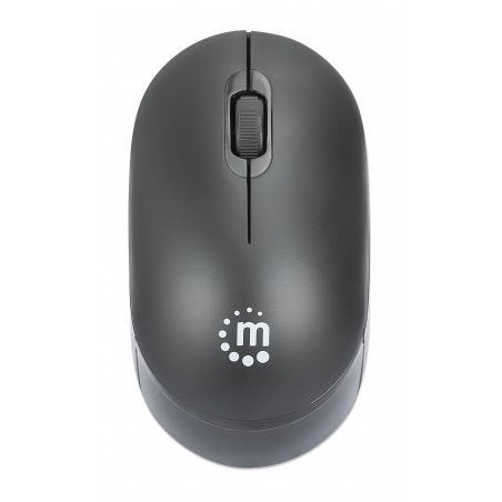 Manhattan 190145 ratón ambidextro rf inalámbrico óptico 1000 dpi