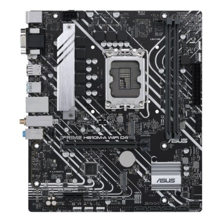 Placa base asus prime h610m-a wifi d4 intel h610 1700 micro atx 2 ddr4 vga hdmi dp wi-fi pcie4 2x m.2
