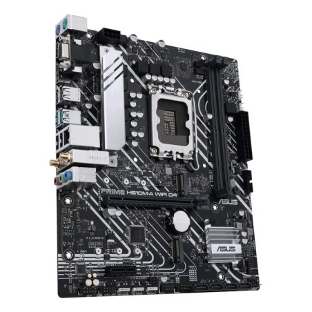 Placa base asus prime h610m-a wifi d4 intel h610 1700 micro atx 2 ddr4 vga hdmi dp wi-fi pcie4 2x m.2
