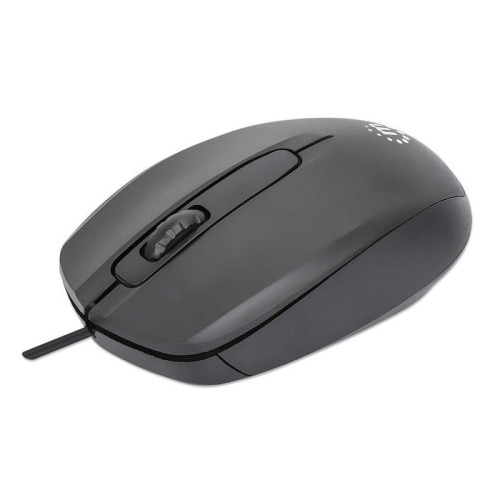Ratón manhattan comfort ii optico usb negro