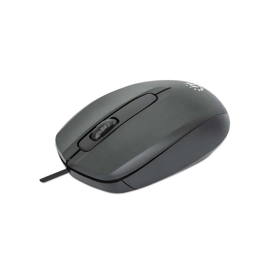 Ratón manhattan comfort ii optico usb negro