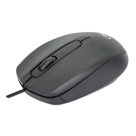 Ratón manhattan comfort ii optico usb negro