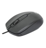 Ratón manhattan comfort ii optico usb negro