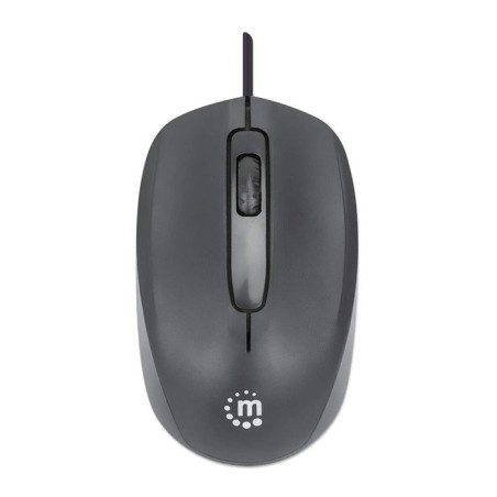 Ratón manhattan comfort ii optico usb negro