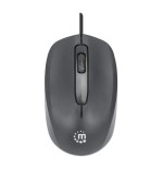 Ratón manhattan comfort ii optico usb negro
