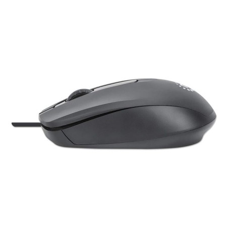 Ratón manhattan comfort ii optico usb negro
