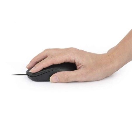Ratón manhattan comfort ii optico usb negro