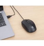 Ratón manhattan comfort ii optico usb negro