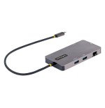 Dock startech usb-c multiport 2x hdmi 4k 100w pd tb3, gige, 30cm