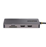 Dock startech usb-c multiport 2x hdmi 4k 100w pd tb3, gige, 30cm