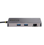 Dock startech usb-c multiport 2x hdmi 4k 100w pd tb3, gige, 30cm