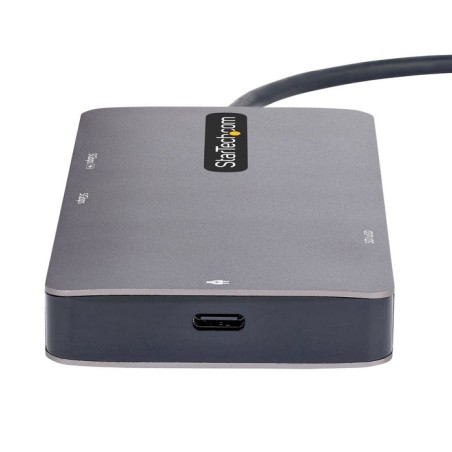 Dock startech usb-c multiport 2x hdmi 4k 100w pd tb3, gige, 30cm