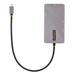 Dock startech usb-c multiport 2x hdmi 4k 100w pd tb3, gige, 30cm