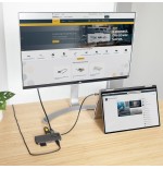 Usb c multiport adapter 4k 60hzaccs hdmi video/5gbps usb hub/100w pd