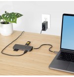 Usb c multiport adapter 4k 60hzaccs hdmi video/5gbps usb hub/100w pd