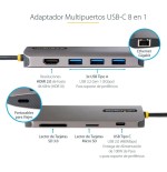 Usb c multiport adapter 4k 60hzaccs hdmi video/5gbps usb hub/100w pd