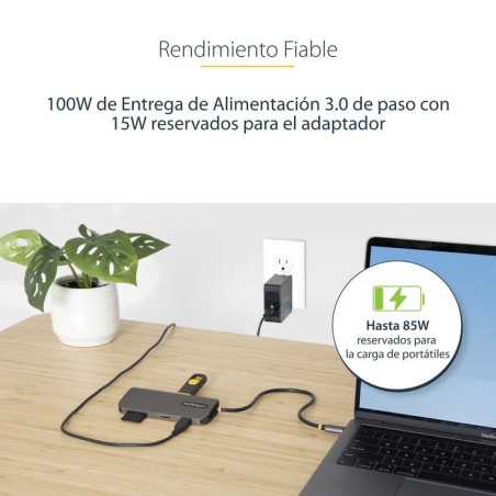 Usb c multiport adapter 4k 60hzaccs hdmi video/5gbps usb hub/100w pd