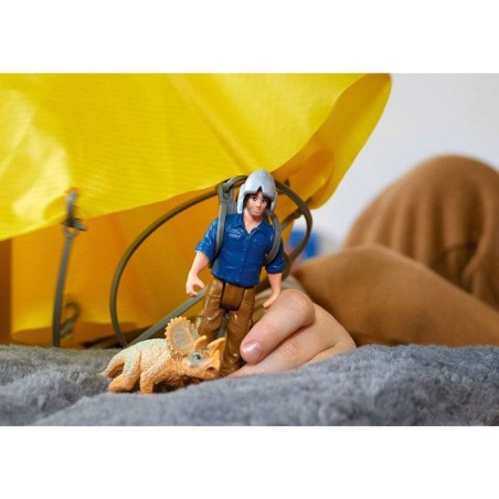 Schleich rescate de dinosaurios dino paracaídas 41471