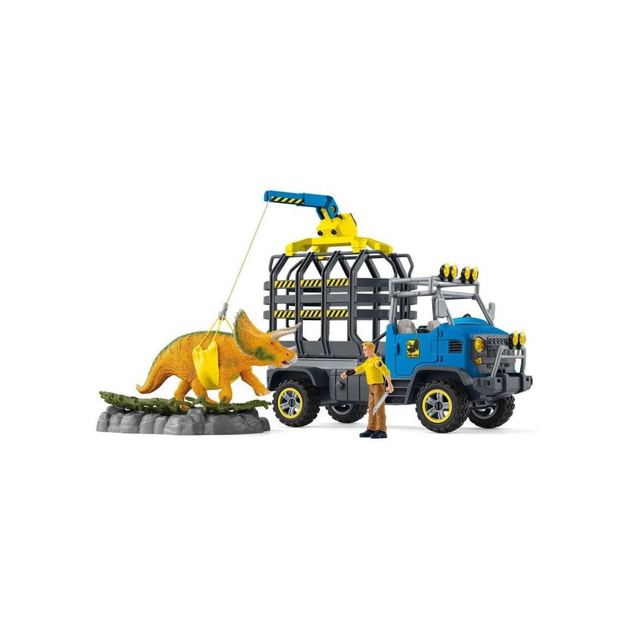 Schleich dinosaur truck mission 42565