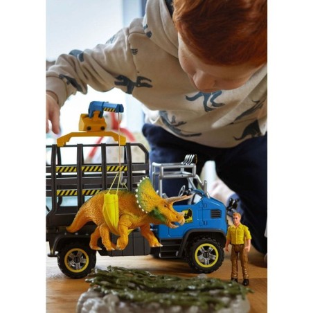 Schleich dinosaur truck mission 42565
