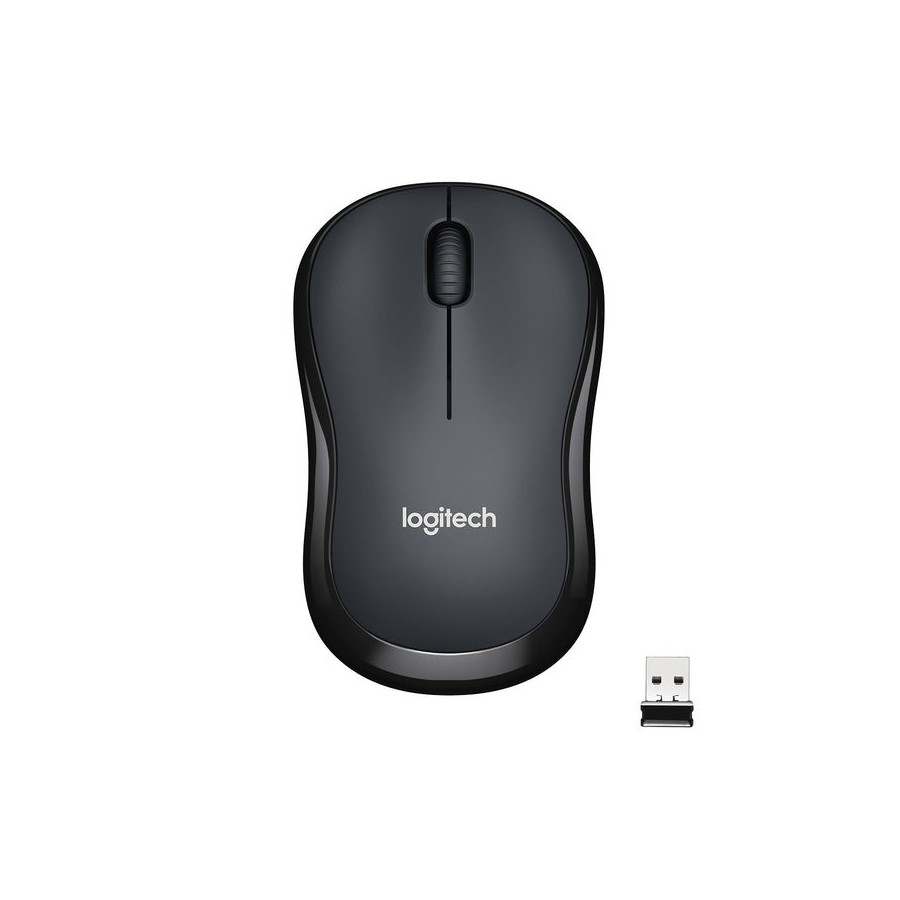 Logitech raton m220 silent inalambrico negro 910-004878