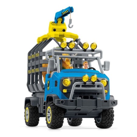 Schleich dinosaur truck mission 42565