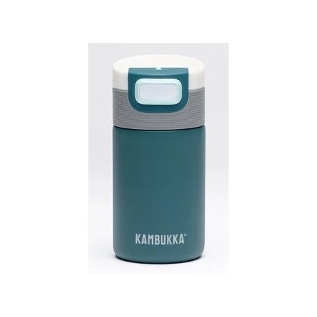 Botella termo kambukka etna 300ml deep teal acero inoxidable antigoteo antiderrame