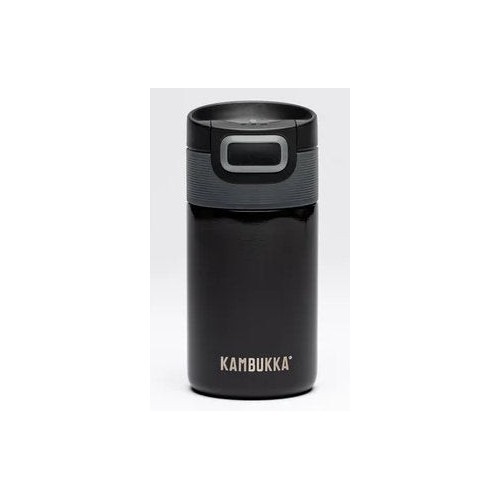 Botella termo kambukka etna 300ml pitch black acero inoxidable antigoteo antiderrame