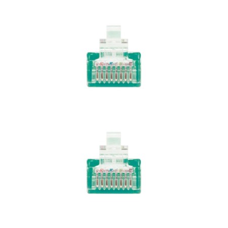Nanocable cable de red rj45 cat.6 utp awg24 2m - verde
