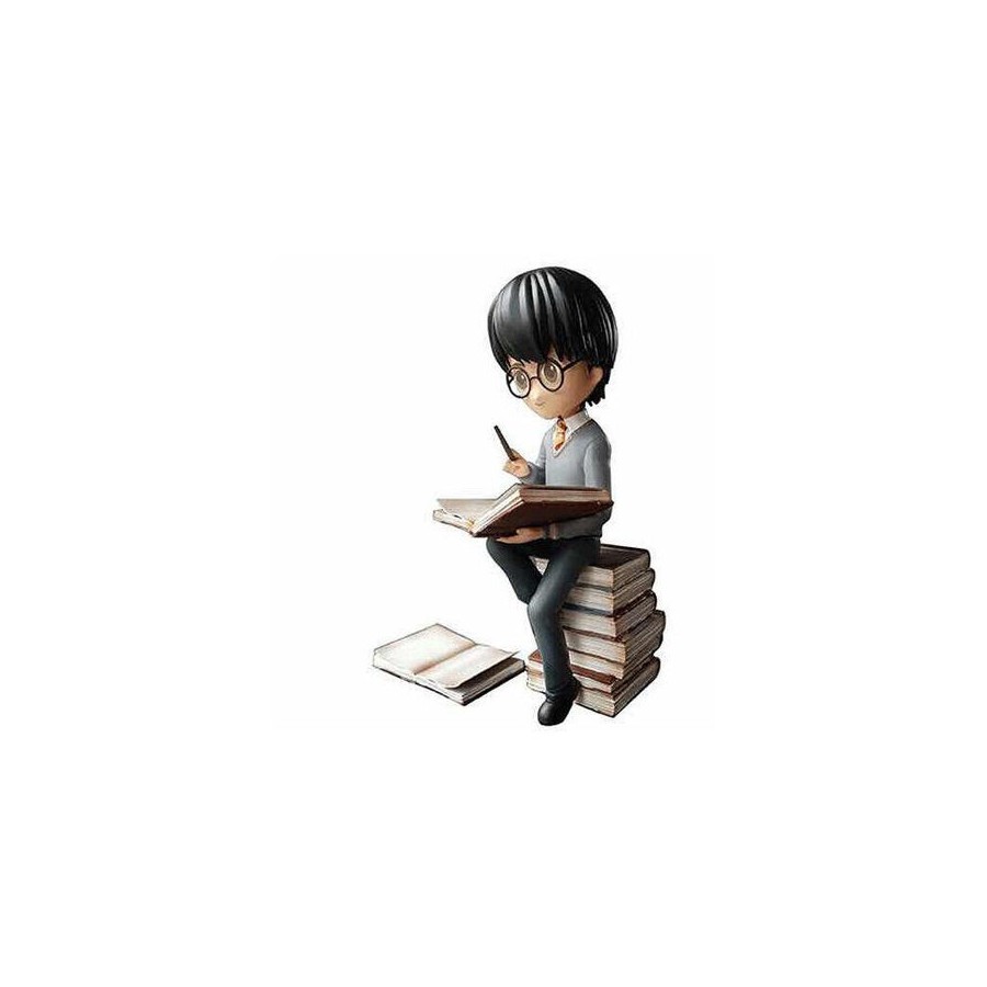 Figura harry potter pila de grimorios harry potter