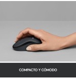 Logitech raton m220 silent inalambrico negro 910-004878