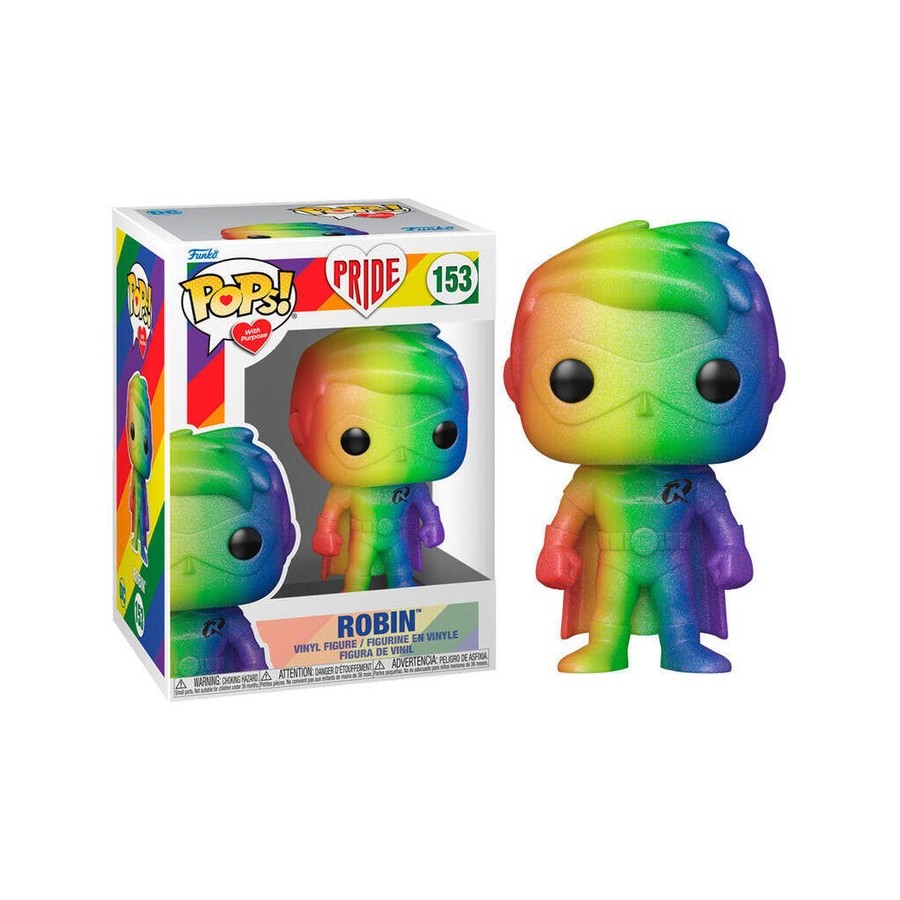 Figura pop dc comics robin pride