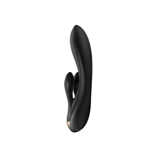 Satisfyer - double flex vibrador app negro