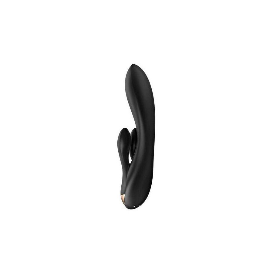 Satisfyer - double flex vibrador app negro