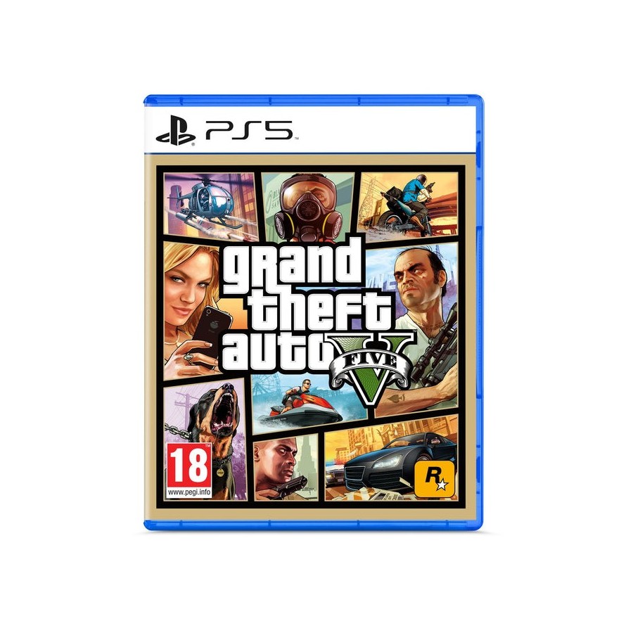 Juego para consola sony ps5 grand theft auto v