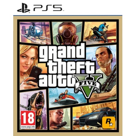 Juego para consola sony ps5 grand theft auto v