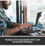 Logitech raton m220 silent inalambrico negro 910-004878