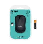 Logitech raton m220 silent inalambrico negro 910-004878