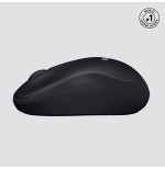 Logitech raton m220 silent inalambrico negro 910-004878