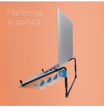 R-go tools rgosc015bl soporte para portátil (10"-22") negro