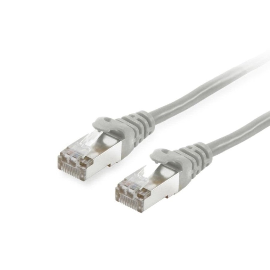 Equip cable de red 605500 rj-45 s/ftp categoraa 6 1 metro  gris