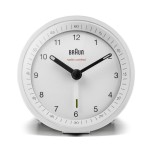 Braun bc 07 w-dcf radio alarm clock white