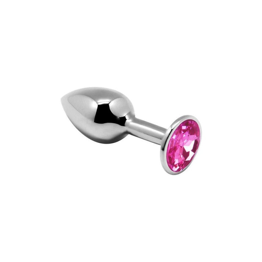 Alive - anal pleasure mini plug metal rosa talla m
