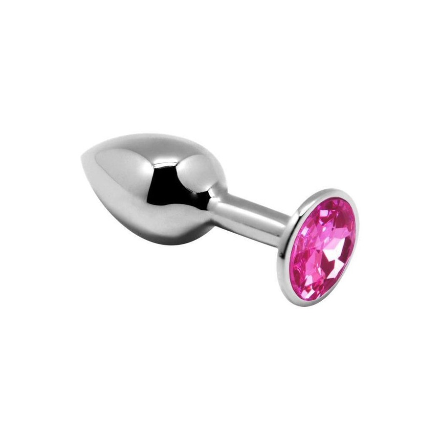 Alive - anal pleasure mini plug metal rosa talla l