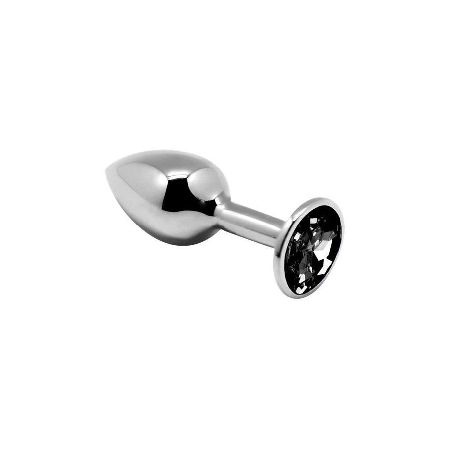 Alive - anal pleasure mini plug metal negro talla m