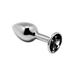Alive - anal pleasure mini plug metal negro talla m