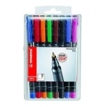 Stabilo ohpen pack de 8 rotuladores permanentes trazo de 0.4mm colores surtidos