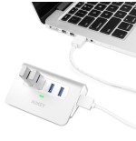Aukey cb-h5 aluminium hub usb-a  4in1  4xusb 3.0  5gbps