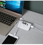 Aukey cb-h5 aluminium hub usb-a  4in1  4xusb 3.0  5gbps